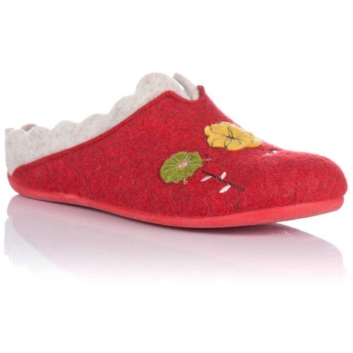 Schuhe Damen Hausschuhe Cm. Confort 10320 Rot
