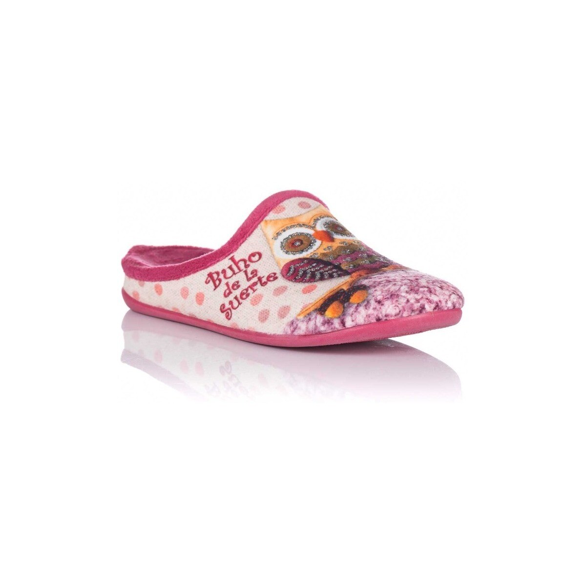 Schuhe Damen Hausschuhe Cm. Confort 10568 Rosa