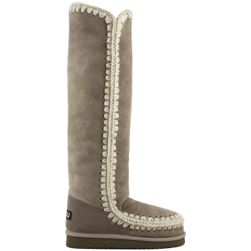 Schuhe Damen Boots Mou  Grau