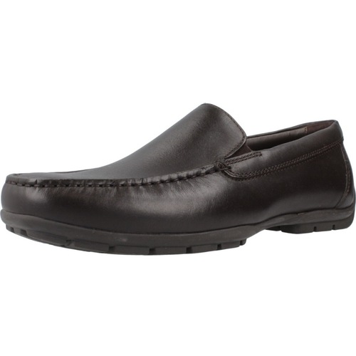 Schuhe Herren Slipper Geox U MONER W 2FIT Braun