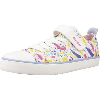 Schuhe Mädchen Sneaker Geox J GISLI GIRL Weiss