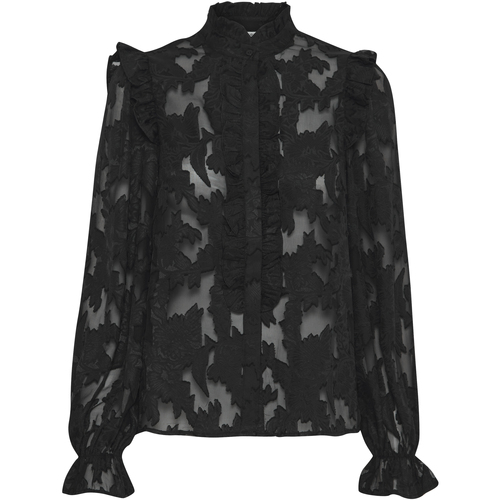 Kleidung Damen Hemden B.young Chemisier femme  IFLOR Schwarz