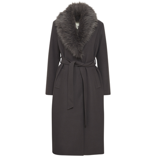 Kleidung Damen Mäntel Ichi Manteau femme  Jannet JA6 Grau
