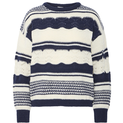 Kleidung Damen Pullover Ichi Pull femme  Astra Blau