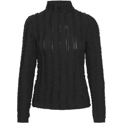 Kleidung Damen Tops / Blusen Ichi Blouse femme  Mandella Schwarz