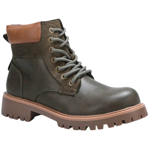 Schuhe Damen Low Boots La Modeuse 73712_P173926 Grün