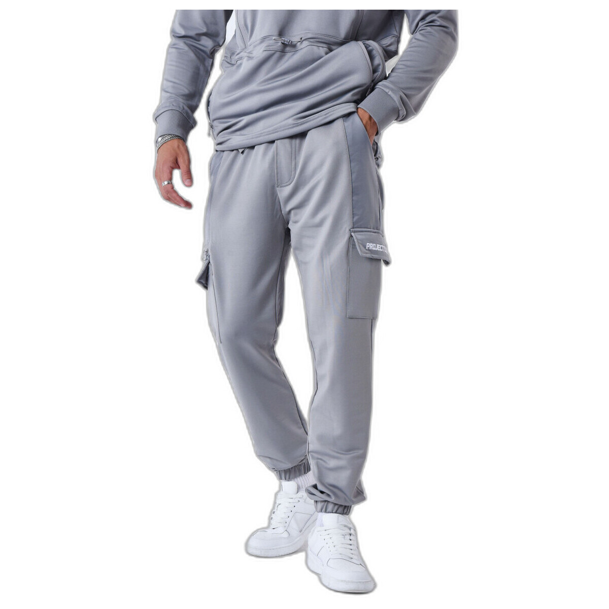 Kleidung Herren Jogginghosen Project X Paris Jogging style cargo uni Grau