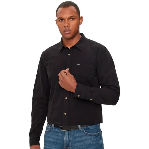 Kleidung Herren Langarmshirts Guess G classic Schwarz