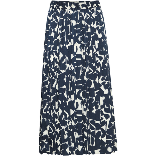 Kleidung Damen Röcke Ichi Jupe femme  Graphi Blau