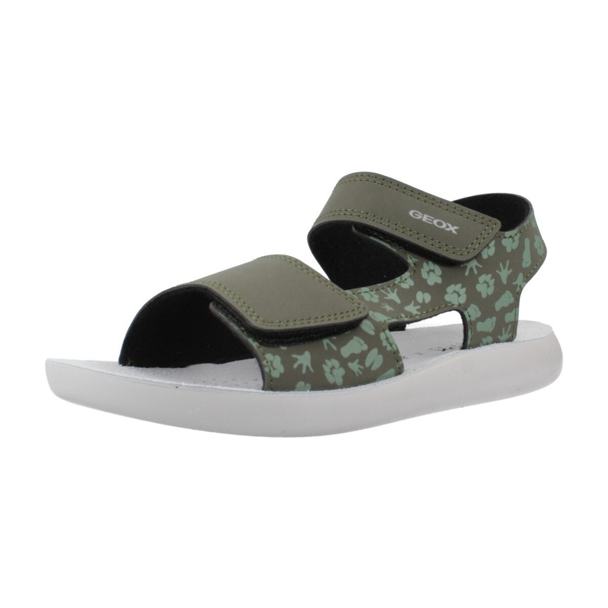 Schuhe Jungen Sandalen / Sandaletten Geox J SANDAL LIGHTFLOPPY Grün
