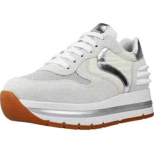 Schuhe Damen Sneaker Voile Blanche MARAN POWER Silbern