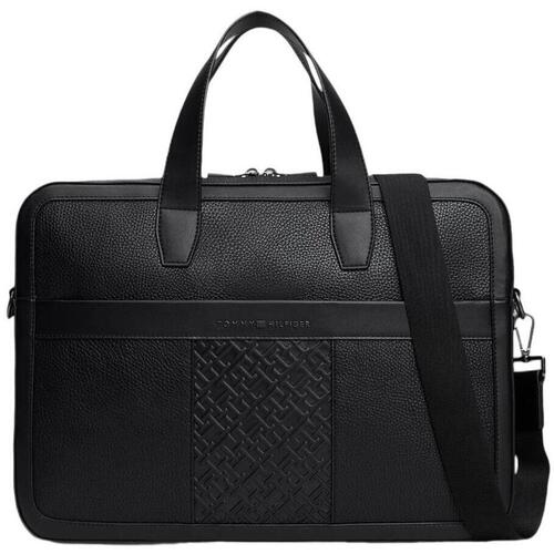 Taschen Herren Handtasche Tommy Hilfiger AM0AM13155 Schwarz