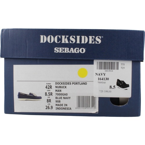 Sebago DOCKSIDES PORTLAND NUBUCK Blau