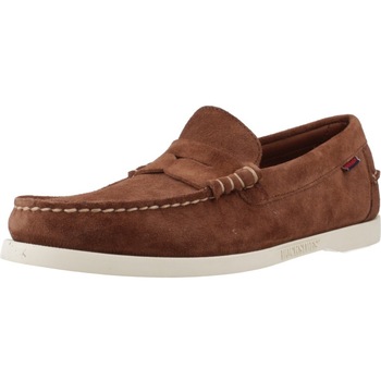 Schuhe Herren Slipper Sebago DAN BOAT FLESH Braun