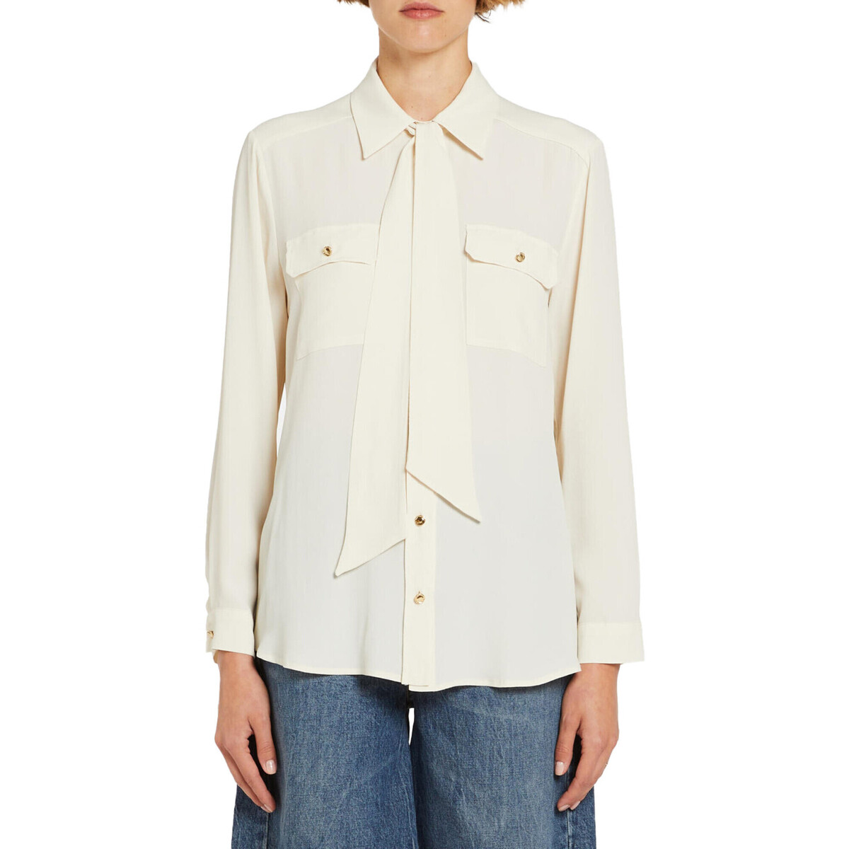 Kleidung Damen Hemden Marella VALIGIA Weiss