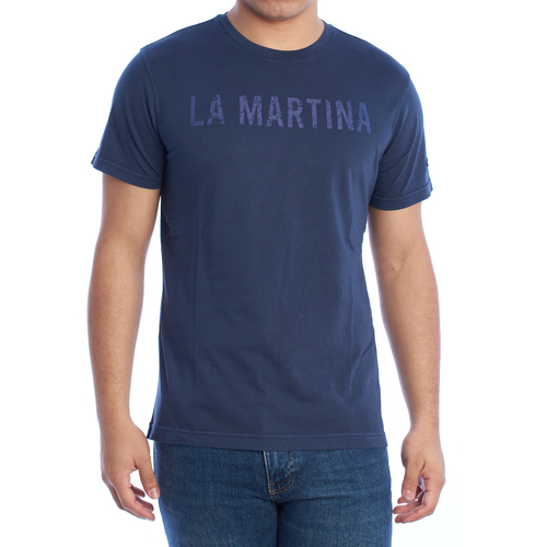 Kleidung Herren T-Shirts La Martina YMR316-JS388-07017 Marine
