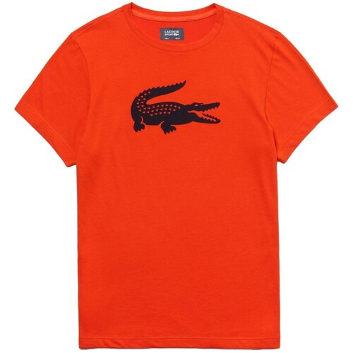 Kleidung Herren T-Shirts Lacoste TH3377 Orange