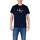 Kleidung Herren Langärmelige Polohemden Calvin Klein Jeans SS HERO MONOGRAM TEE 00040EM286 Blau
