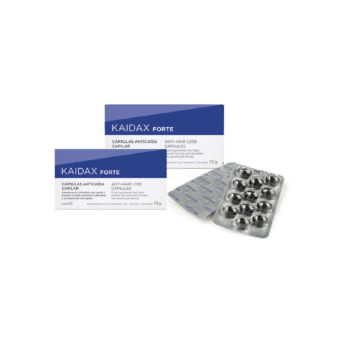Beauty Accessoires Haare Topicrem Kaidax Forte Anti-fall-kapseln Packung 2 X 60 Einheiten 