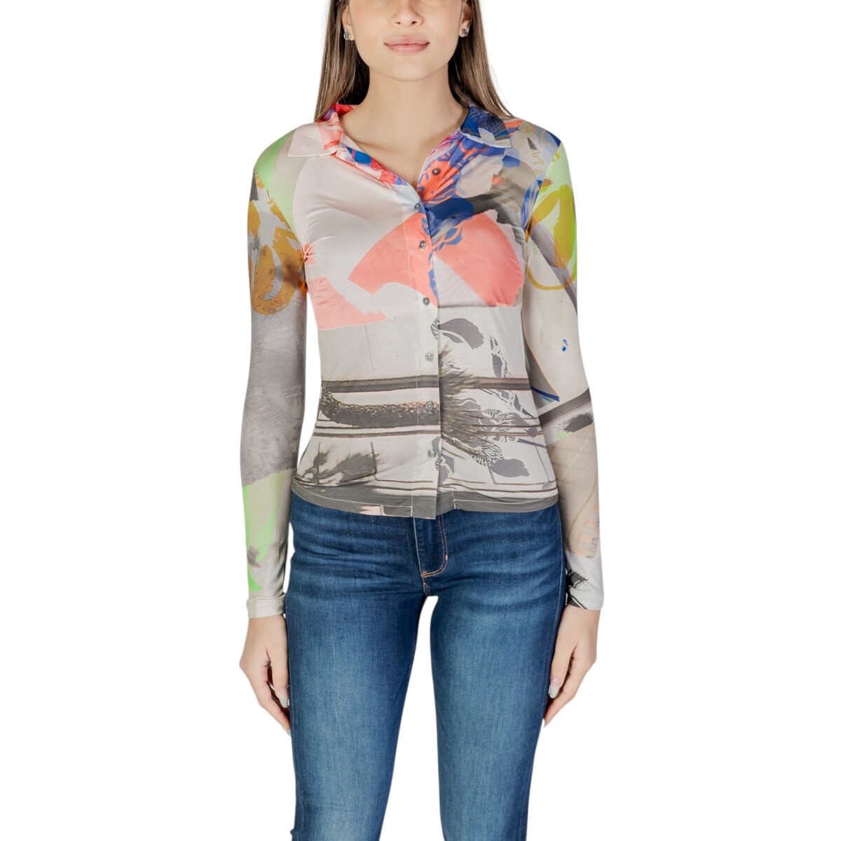 Kleidung Damen Hemden Desigual TS_MACHENSZIE 25SWTKA2 Rosa