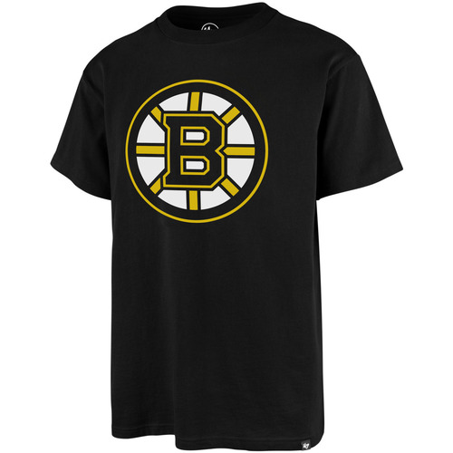 Kleidung T-Shirts '47 Brand T-shirt Boston Bruins  NHL Imprint Echo Schwarz