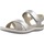 Schuhe Damen Sandalen / Sandaletten Geox D SANDAL VEGA Silbern