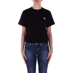 Kleidung Damen T-Shirts Guess W4YI05K8HM0 Schwarz