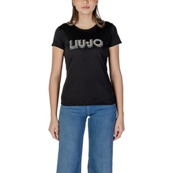 Kleidung Damen T-Shirts Liu Jo ECS MODA M/C WA5143JS923 Schwarz