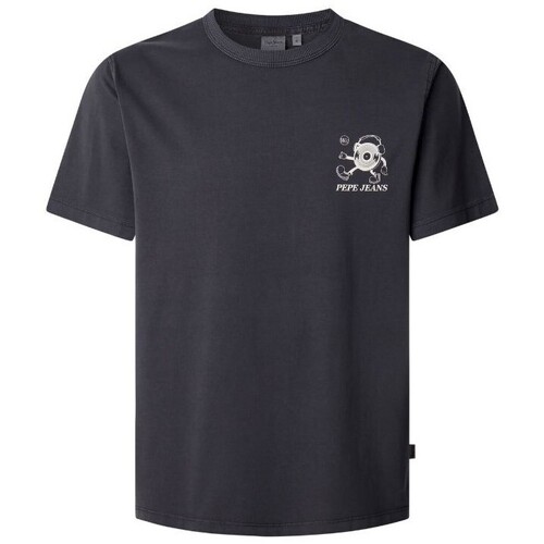 Kleidung Herren T-Shirts Pepe jeans PM509729 DEAN TEE Schwarz