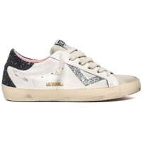 Schuhe Damen Sneaker 4B12 Sneaker Suprime D318 Cach Wei Silber Weiss