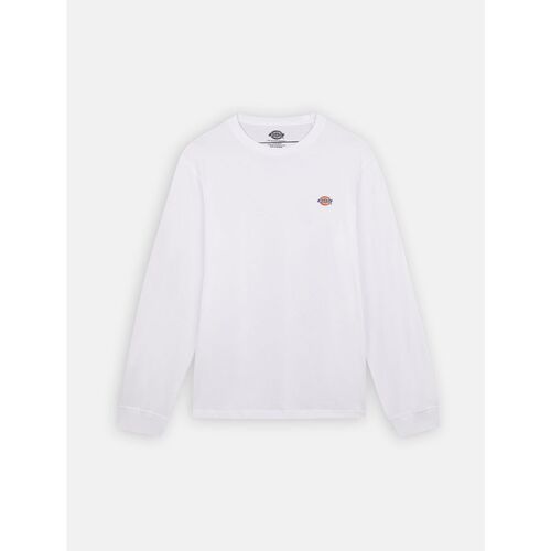 Kleidung Herren T-Shirts & Poloshirts Dickies MAPLETON LS TEE - DK0A4Y4R-WHX1 Weiss