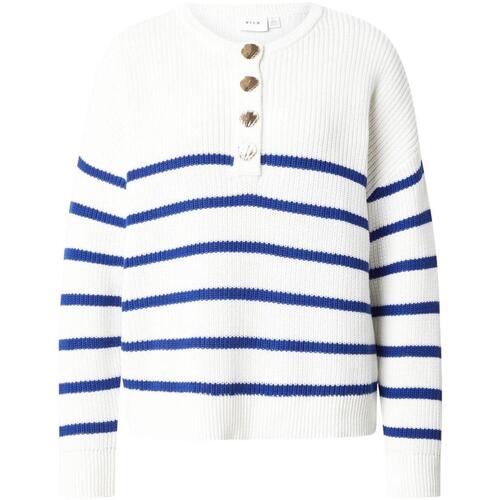 Kleidung Damen Pullover Vila  Weiss
