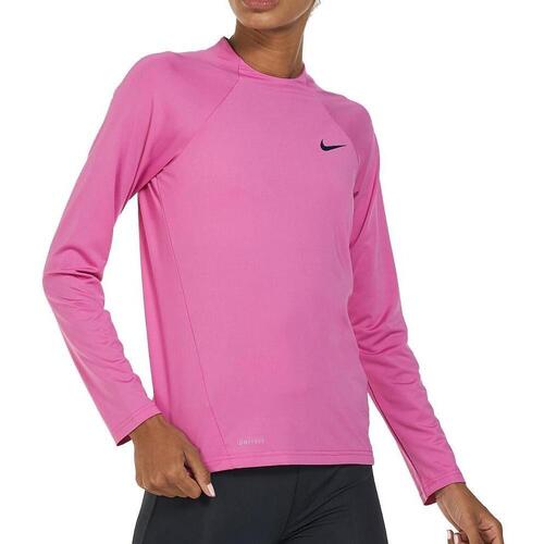 Kleidung Damen Bikini Ober- und Unterteile Nike NESSA386-664 Rosa