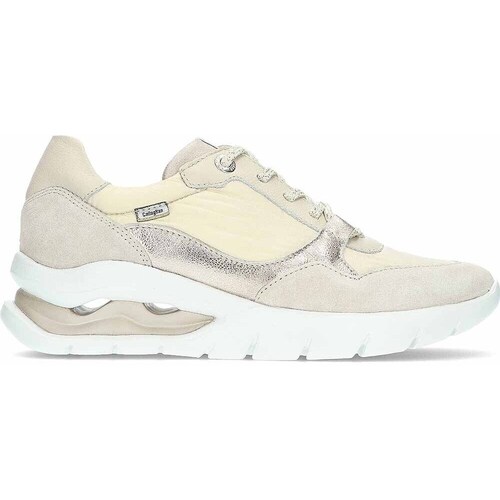 Schuhe Damen Sneaker Low CallagHan SPORTLICHE -ARIA 45811 Beige