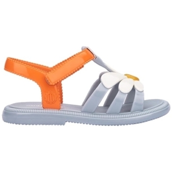 Schuhe Kinder Sandalen / Sandaletten Melissa MINI  Baby Hip Bloomy Sandals - Blue/Orange Blau