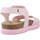 Schuhe Mädchen Sandalen / Sandaletten Geox J SANDAL BUBBLEBOW G Rosa
