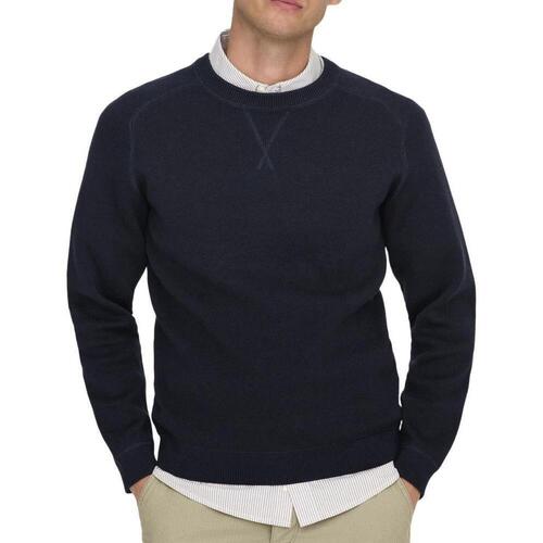 Kleidung Herren Pullover Only & Sons  22027590-DNA Blau