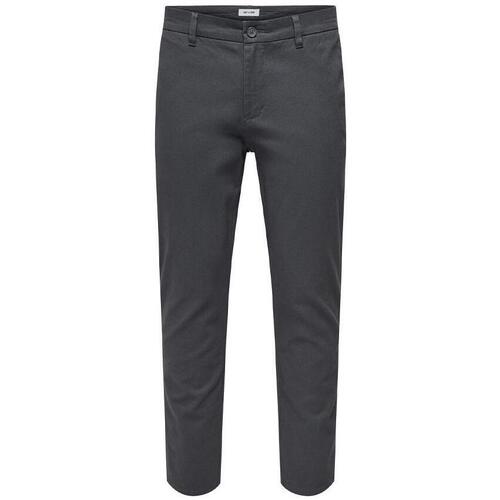 Kleidung Herren Chinohosen Only & Sons  22031141-GP Grau