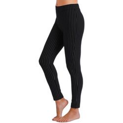 Kleidung Damen Leggings Admas Pantalon long extensible à rayures diplomatiques femme Schwarz