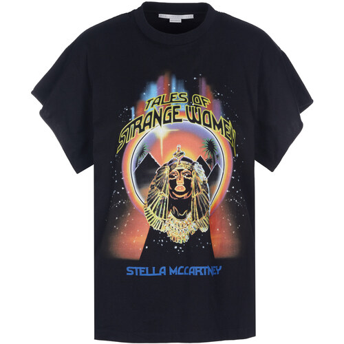 Kleidung Damen T-Shirts Stella Mc Cartney 602146SOW311000 Schwarz