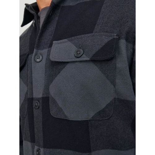 Produkt Dean Check Overshirt Grau