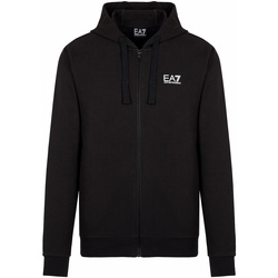Kleidung Herren Jacken Ea7 Emporio Armani Jacke Kapuzensweatjacke Schwarz