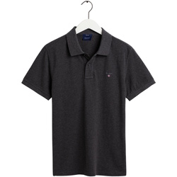 Kleidung Herren T-Shirts & Poloshirts Gant Poloshirt Original Pique Rugger Polo Kurzarmshirt Grau