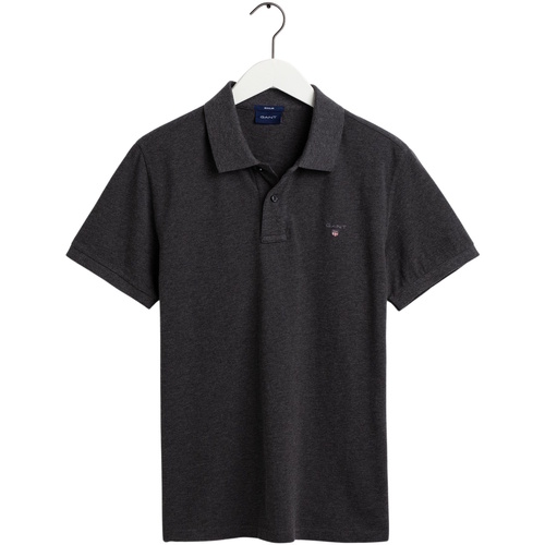 Kleidung Herren T-Shirts & Poloshirts Gant Poloshirt Original Pique Rugger Polo Kurzarmshirt Grau