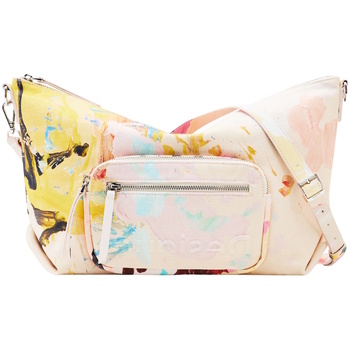 Taschen Damen Schultertaschen Desigual Handtasche Dover Große Umhängetasche Malerei Multicolor
