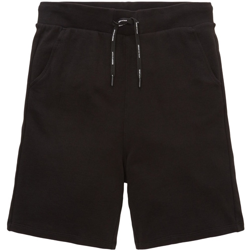 Kleidung Herren Shorts / Bermudas Tom Tailor Sweatshorts Basic Stoffshorts Schwarz