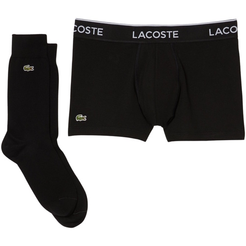 Unterwäsche Herren Boxershorts Lacoste Unterhose Set Boxershorts und 1 Paar Socken Multicolor