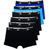 Unterwäsche Herren Boxershorts adidas Originals Unterhose Trunks mit Logo-Bund 6er Pack Multicolor