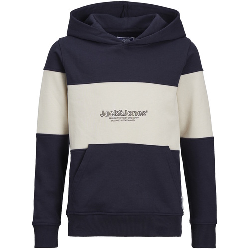 Kleidung Jungen Sweatshirts Jack & Jones Hoodie Lakewood Kapuzensweatshirt Blau