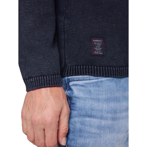 Camp David Pullover Strickpullover R-Neck Blau